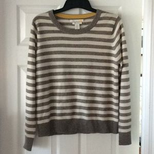 C&C California 100% Cashmere Striped Sweater